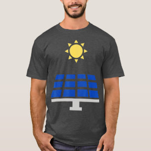 Grüne Energie Solarpanel Sonnenenergie Erneuerbare T-Shirt