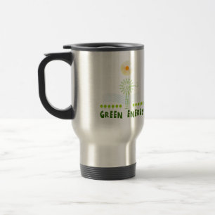 Grüne Energie-Tasse Reisebecher