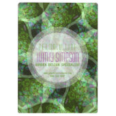 Grüne Energie Werbung für Ihr Unternehmen Klemmbrett (Rückseite)