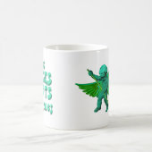 Grüne Engels-Tasse Kaffeetasse (Mittel)