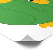 Grüne Enten und Baby goofy Poster (Ecke)