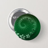 Grüne Entwurfs-Party-Schicksals-Feier Button (Vorne & Hinten)