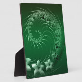 Grüne Entwurfs-Party-Schicksals-Feier Fotoplatte (Seite)
