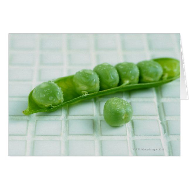 Grüne Erbsen (Vorderseite (Horizontal))