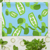 Grüne Erbsen Handtuch (Gefaltet)