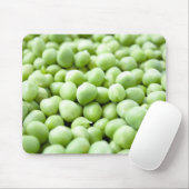 Grüne Erbsen Mousepad (Mit Mouse)