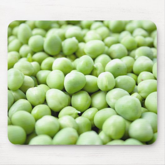 Grüne Erbsen Mousepad (Vorne)