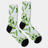 Grüne Erbsen Socken (Rechts)