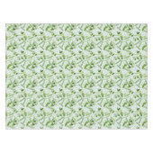 Grüne Erbsen-Tischdecke Tischdecke (Vorderseite (Horizontal))