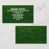Grüne Erde - besonders angefertigt Visitenkarte (Vorne/Hinten)