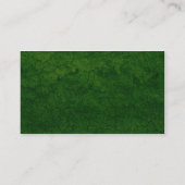 Grüne Erde - besonders angefertigt Visitenkarte (Rückseite)