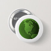 Grüne Erde Button (Vorne & Hinten)