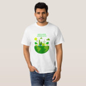 Grüne Erde, gut aussehen T-Shirt (Vorne ganz)