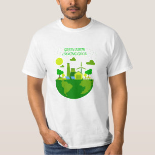 Grüne Erde, gut aussehen T-Shirt