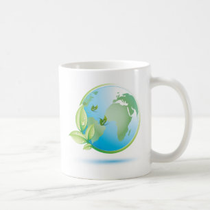 Grüne Erde Kaffeetasse