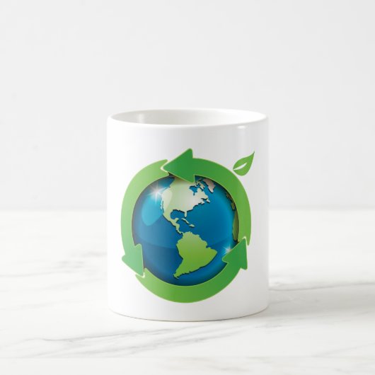 Grüne Erde Kaffeetasse (Mittel)