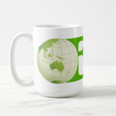 Grüne Erde Kaffeetasse (Links)