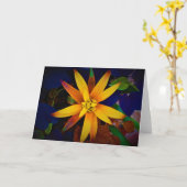 Grüne Erde, Karte (Gelbe Blume)