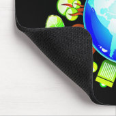 Grüne Erde ökologisch für Erdtag Mousepad (Ecke)