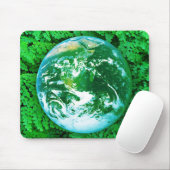 Grüne Erde - Umweltbewusstsein Mousepad (Mit Mouse)