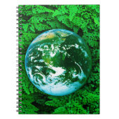 Grüne Erde - Umweltbewusstsein Notizblock (Vorderseite)