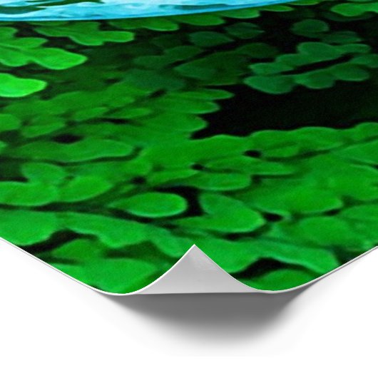 Grüne Erde - Umweltbewusstsein Poster (Ecke)