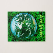 Grüne Erde - Umweltbewusstsein Puzzle (Horizontal)
