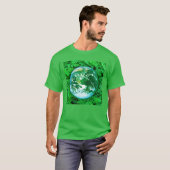 Grüne Erde - Umweltbewusstsein T-Shirt (Vorne ganz)
