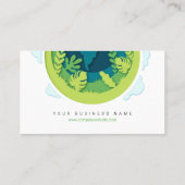 Grüne Erde Visitenkarte (Rückseite)