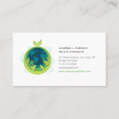 Grüne Erde Visitenkarte (Vorderseite)