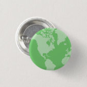Grüne Erdknopf Button (Vorne & Hinten)