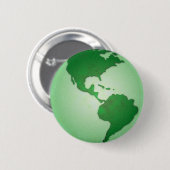 Grüne Erdknopf Button (Vorne & Hinten)