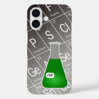 Grüne Erlenmeyer-Flasche (mit Initials) Chemie