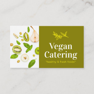 Grüne Ernährung Bio Vegane Bäckerei Visitenkarte