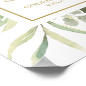 Grüne Erste Kommunion Spaß Fakten Foto Zeichen Poster (Ecke)