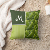 Grüne Essiggurken; Essiggurken-Muster Kissen (Decke)