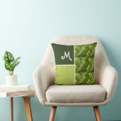 Grüne Essiggurken; Essiggurken-Muster Kissen (Stuhl )