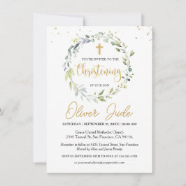 Grüne Eucalyptus Foliage Einladung