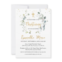 Grüne Eucalyptus Foliage Einladung