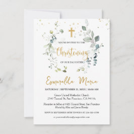 Grüne Eucalyptus Foliage Einladung