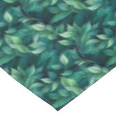 Grüne Eukalyptus-Blätter Tischdecke (Schrägansicht)