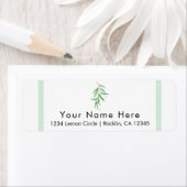 Grüne Eukalyptus Botanische Blätter Rustikale Hoch (Insitu)