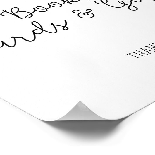 Grüne Eukalyptus - Büchskarten und Geschenke Poster (Ecke)