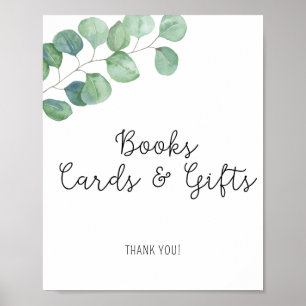 Grüne Eukalyptus - Büchskarten und Geschenke Poster
