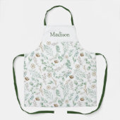 Grüne Eukalyptus der modernen Welt Personalisiert Schürze (Vorderseite)