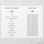 Grüne Eukalyptus-Feier des Programms "Leben" (Rückseite)