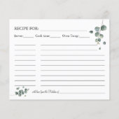 Grüne Eukalyptus Flyer (Vorne)