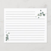 Grüne Eukalyptus Flyer (Hinten)