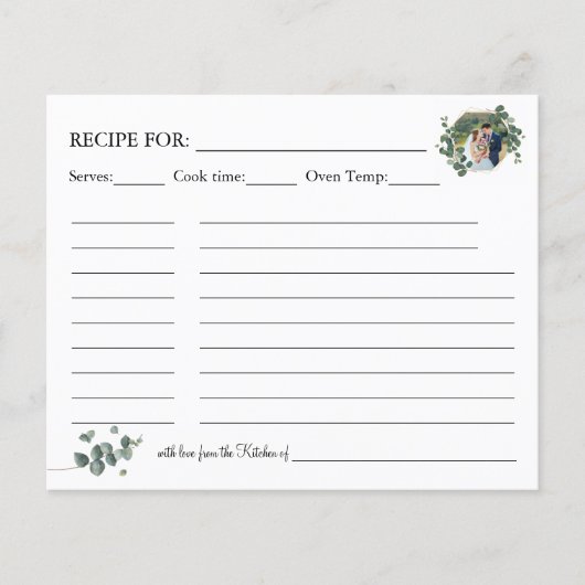 Grüne Eukalyptus Flyer (Vorne)