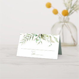 Grüne Eukalyptus Foliage Botanische Hochzeit Platzkarte
